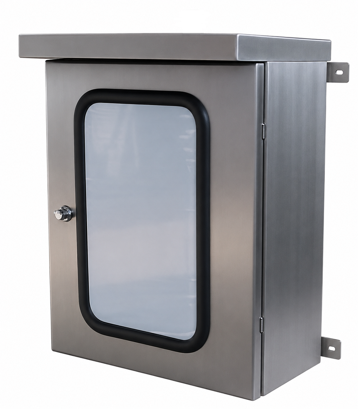 Quadro em aço inox para montagem elétrica